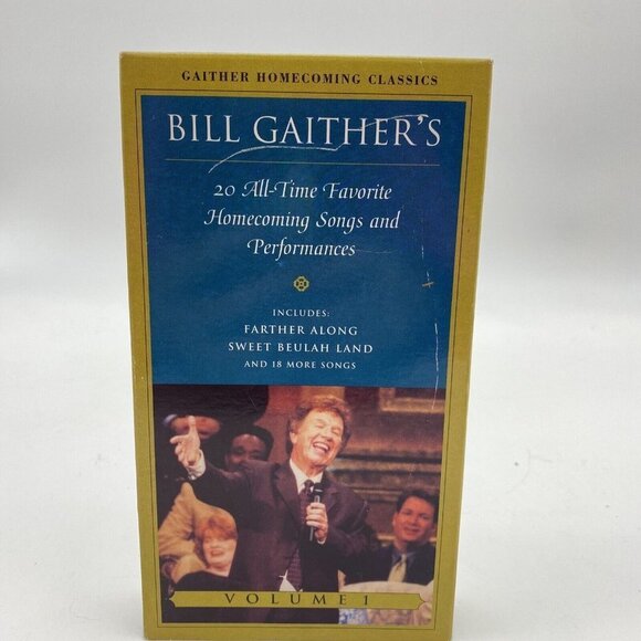 Lot 3 Bill Gaither's VHS Tapes 20 Favorite Songs Encore Down By‎ The Tabernacle - Picture 6 of 16